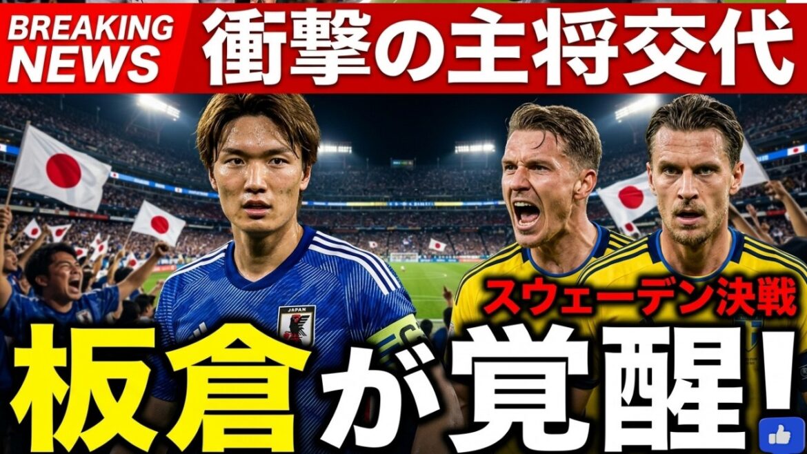 [Choquant]Akira Itakura se réveille en tant que nouveau capitaine ! Dans les coulisses de la victoire écrasante du Japon 4-0... Quel est le « moment de vérité » qui survient lors du match contre la Suède ?