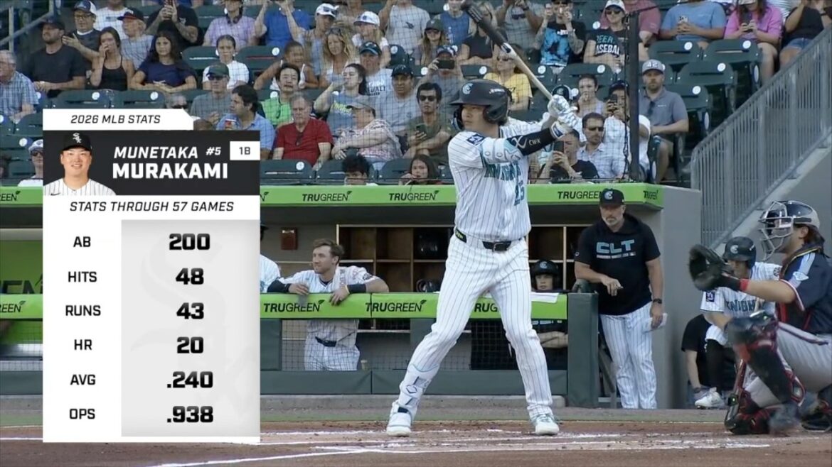 [Munetaka Murakami]Tous les joueurs au bâton 08/07/2026 contre Brewers 3A White Sox de Chicago Munetaka Murakami White Sox de Chicago #Rikufu Nishida #Yakult