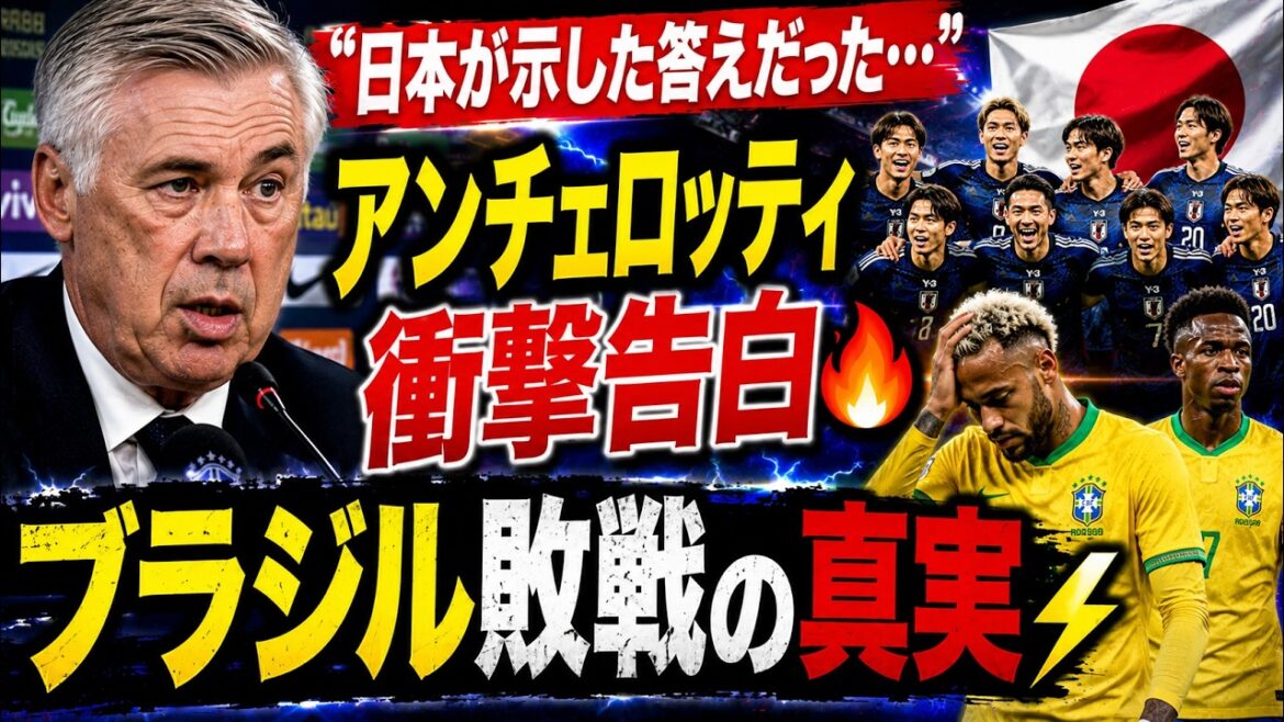 [Coupe du Monde]Immédiatement après la défaite contre la Norvège, l'entraîneur Ancelotti fait une confession choquante. "Ils ont parfaitement exécuté la "réponse" donnée par le Japon. " En plus de la performance de Haaland, pourquoi le Brésil a-t-il perdu sous la forme d'une "autodestruction" ?[Réactionàl'étranger/Japon
