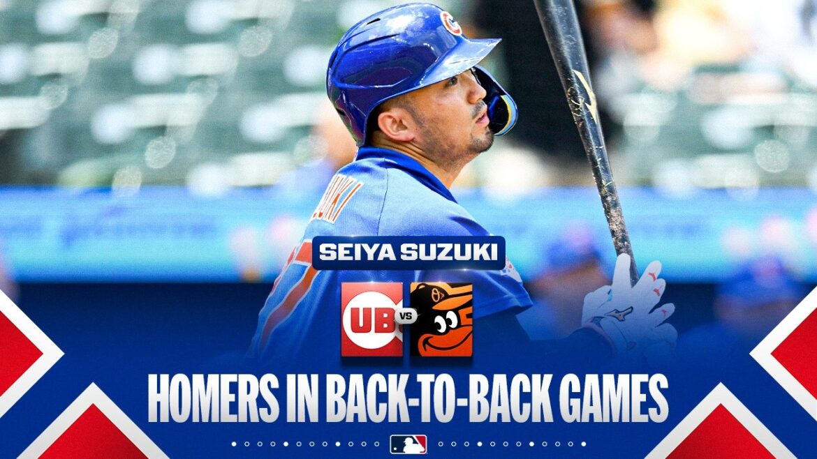 Seiya Suzuki a réussi un circuit lors de matchs consécutifs pour les Cubs ! 🐻 | Faits saillants de la MLB Seiya Suzuki a réussi un circuit lors de matchs consécutifs pour les Cubs ! 🐻 | Faits saillants de la MLB