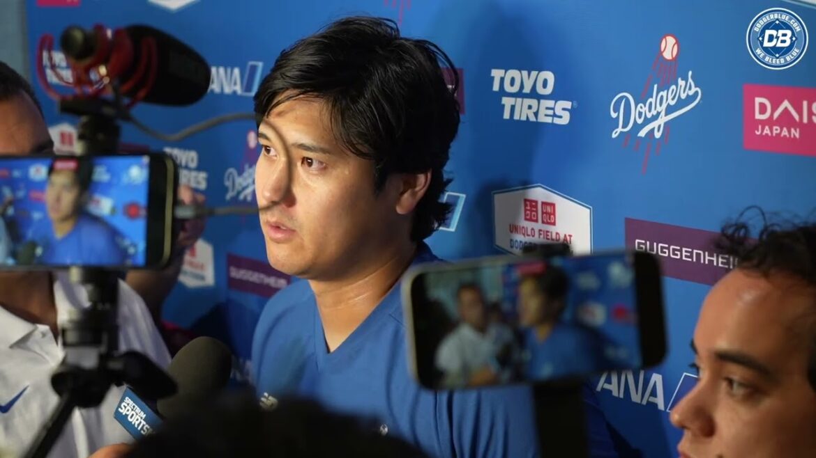 Shohei Ohtani explique sa décision de subir une intervention au genou et de sauter le départ du lanceur Shohei Ohtani explique sa décision de subir une intervention au genou et de sauter le départ du lanceur