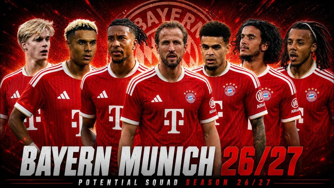 BAYERN MUNICH SAISON COMPLÈTE DE L’ÉQUIPE 2026/27 | Mise à jour de l’équipe du Bayern Munich avec les rumeurs de transfert BAYERN MUNICH SAISON COMPLÈTE DE L'ÉQUIPE 2026/27 | Mise à jour de l'équipe du Bayern Munich avec les rumeurs de transfert