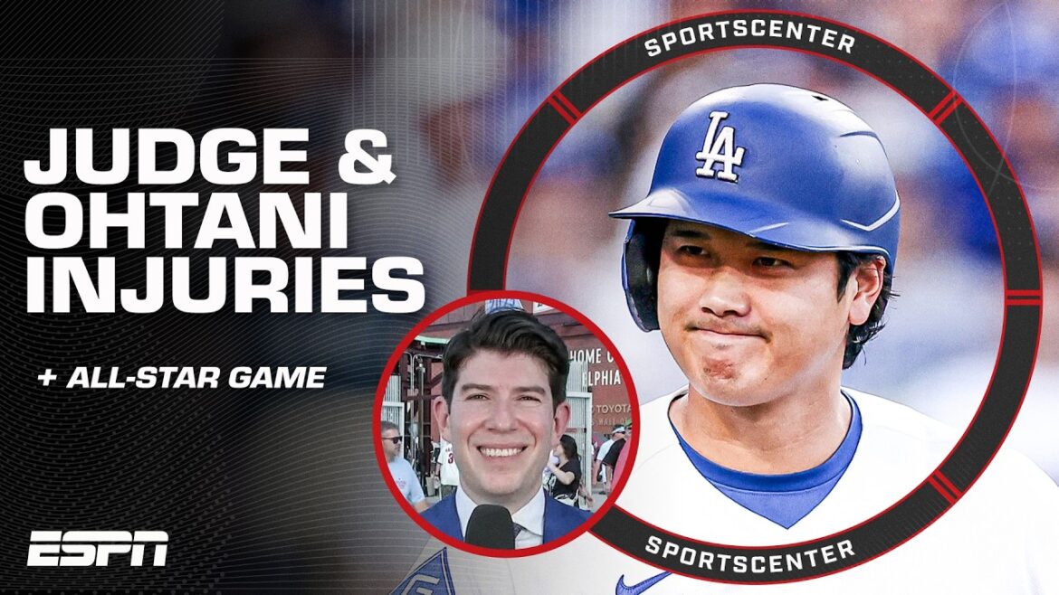 Les dernières nouvelles sur les blessures de Shohei Ohtani et Aaron Judge + aperçu du MLB All-Star Game ⚾️ | Centre sportif Les dernières nouvelles sur les blessures de Shohei Ohtani et Aaron Judge + aperçu du MLB All-Star Game ⚾️ | Centre sportif