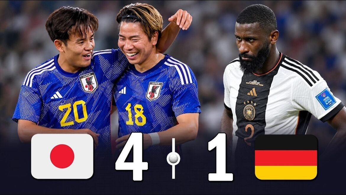Le Japon humilie l’Allemagne 4-1 et choque le monde ! Une soirée historique pour Samurai Blue !