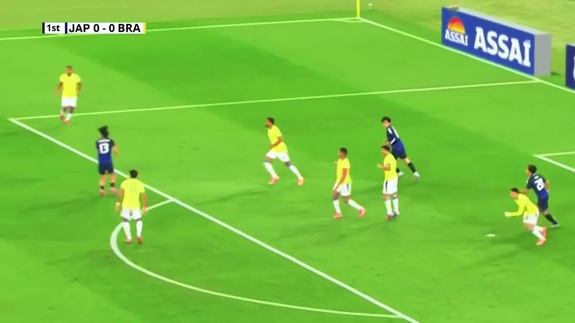 Retour épique ! Japon 3-2 Brésil | Faits saillants du match 🥶🔥#football #shorts #messi #brazil #soccer