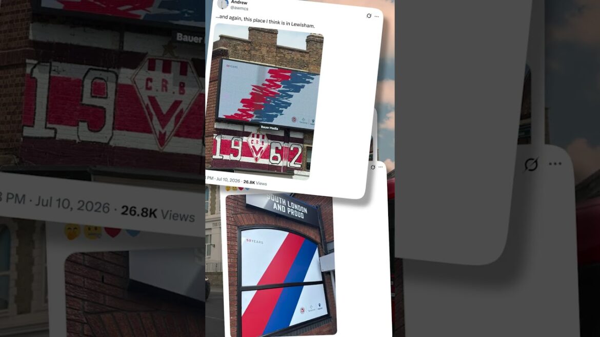 Prise de contrôle du sud de Londres… 10h | #CPFC #cristalpalace #newkit Prise de contrôle du sud de Londres... 10h | #CPFC #cristalpalace #newkit