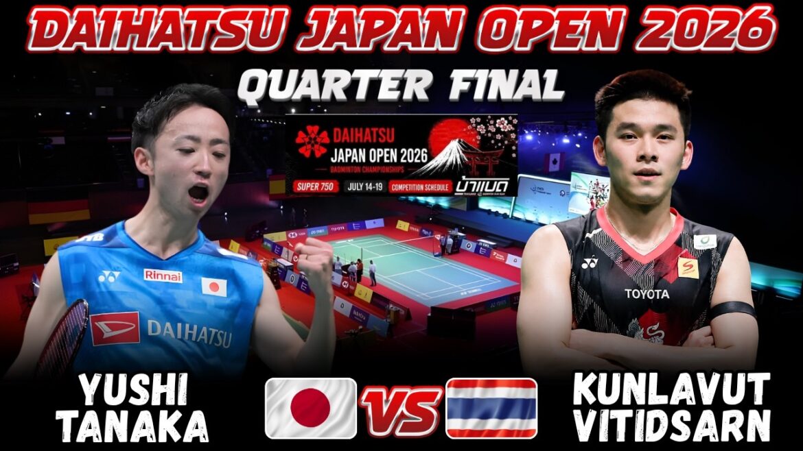 🔥MATCH FANTASTIQUE🔥 Yushi TANAKA (JPN) contre Kunlavut VITIDSARN (THA) | Open du Japon 2026 Badminton 🔥MATCH FANTASTIQUE🔥 Yushi TANAKA (JPN) contre Kunlavut VITIDSARN (THA) | Open du Japon 2026 Badminton