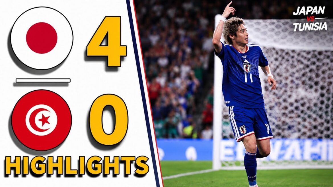 Japon vs Tunisie 4 – 0 | Ayase Ueda Attelle | Faits saillants du FWC 2026 ! Japon vs Tunisie 4 - 0 | Ayase Ueda Attelle | Faits saillants du FWC 2026 !