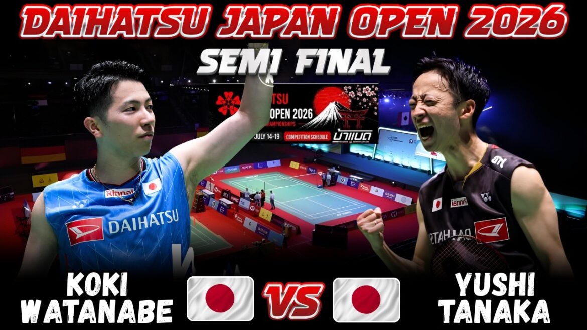 😱🔥WOW SPECTACULAIRE MATCH🔥😱 Koki WATANABE (JPN) contre Yushi TANAKA (JPN) | Open du Japon 2026 Badminton 😱🔥WOW SPECTACULAIRE MATCH🔥😱 Koki WATANABE (JPN) contre Yushi TANAKA (JPN) | Open du Japon 2026 Badminton