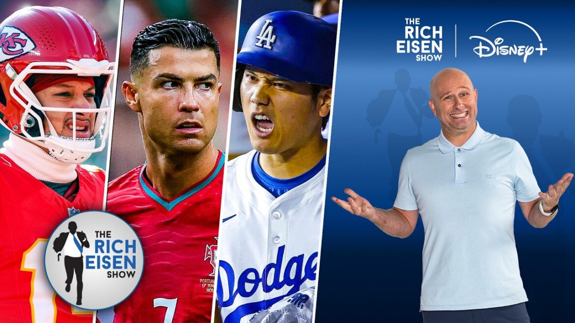 Chris Brockman (contre sa volonté) du Rich Eisen Show s’en prend à Mahomes, Ronaldo, Brady, KD, Ohtani Chris Brockman (contre sa volonté) du Rich Eisen Show s'en prend à Mahomes, Ronaldo, Brady, KD, Ohtani
