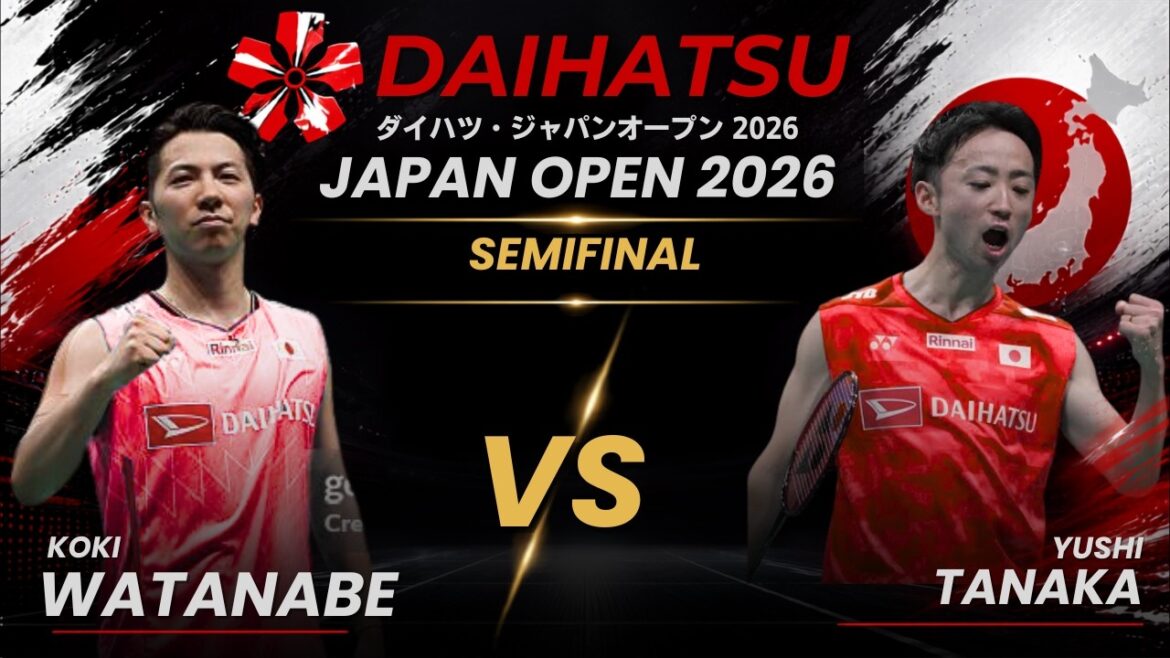 🔥Koki WATANABE (Koki Watanabe) contre Yushi TANAKA (Yushi Tanaka) | Open du Japon 2026 Badminton 🔥Koki WATANABE (Koki Watanabe) contre Yushi TANAKA (Yushi Tanaka) | Open du Japon 2026 Badminton