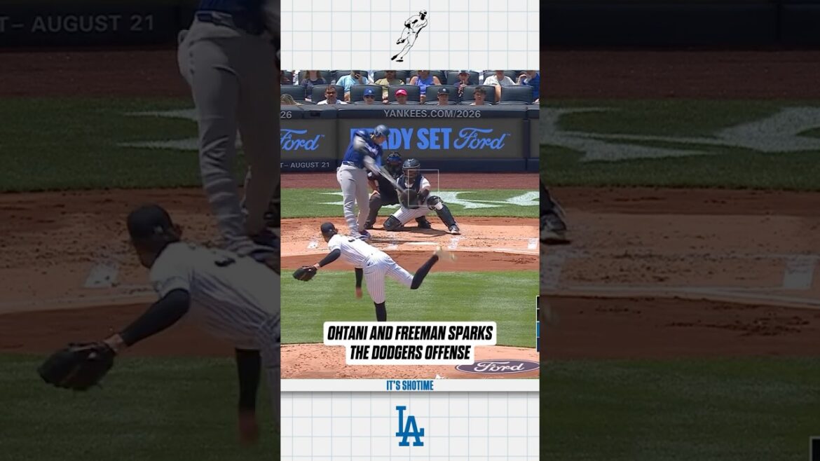 Shohei Ohtani et Freddie Freeman donnent l'avantage aux Dodgers #dodgers #highlights #mlb #baseball #shoheiohtani