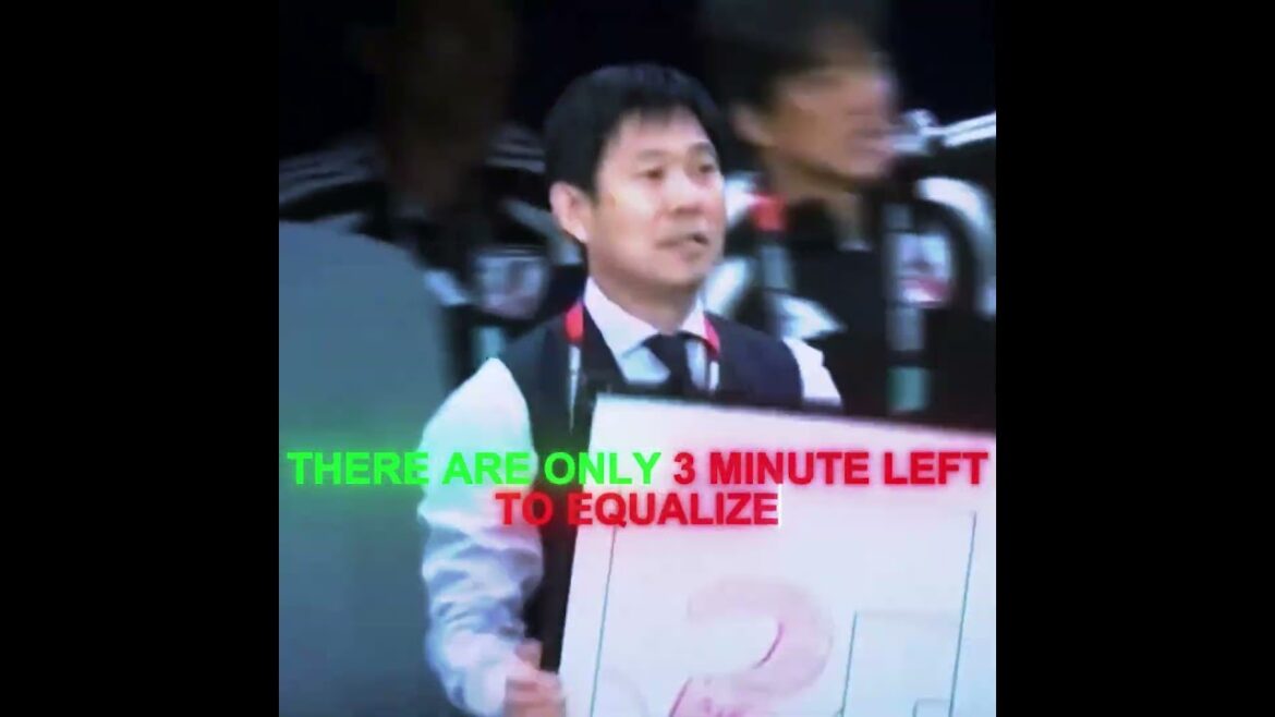 Tactique géniale de Hajime Moriyasu