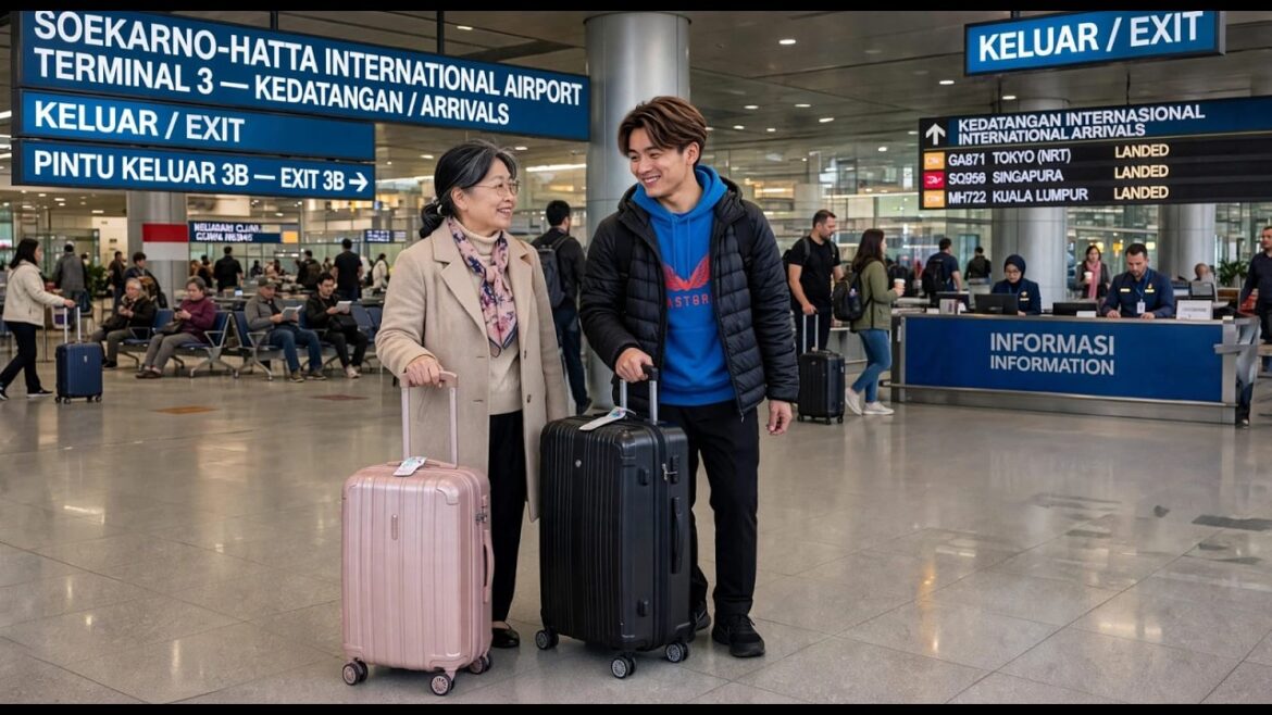 EN BRAS ! Ayase Ueda aurait atterri à l'aéroport Soekarno-Hatta avec sa mère, qu'est-ce qui ne va pas ?
