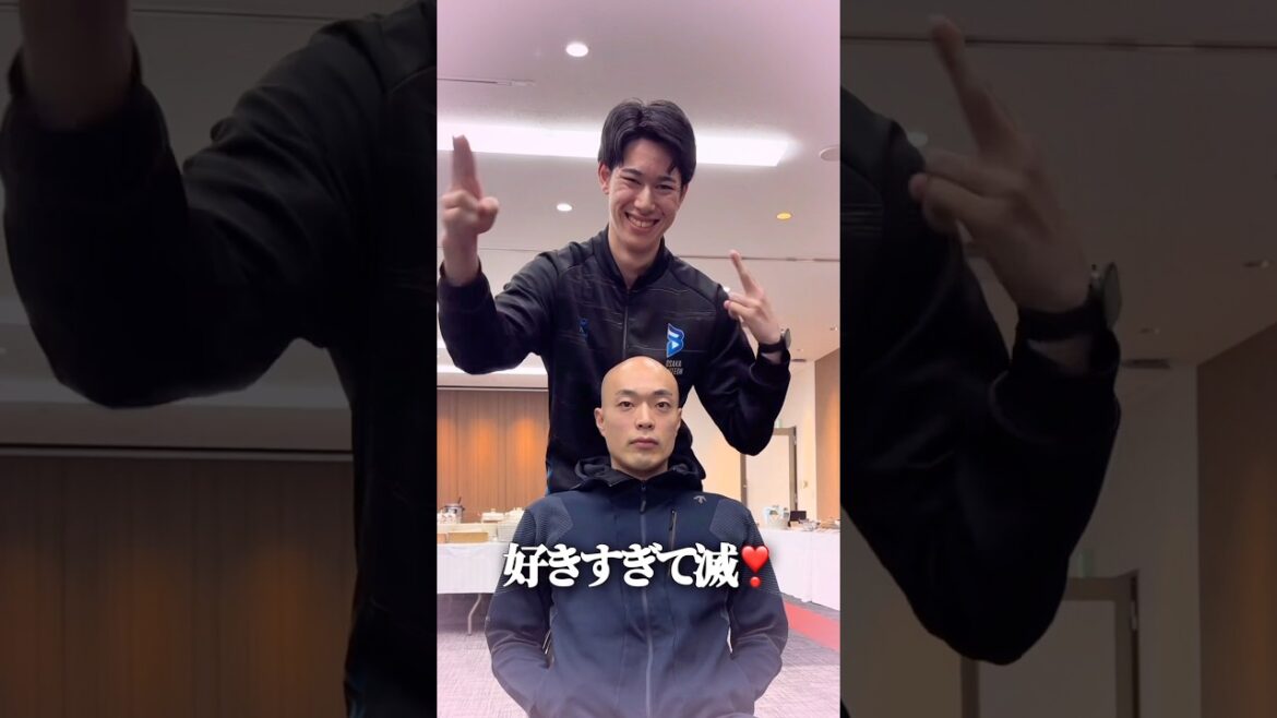 [Je t'aime tellement 🤍]Hideomi Fukatsu aide encore Yuto Kai ! #volleyball #volleyball #haikyuu #Osaka Bullteon #vnl #vnl2026 #Nations League