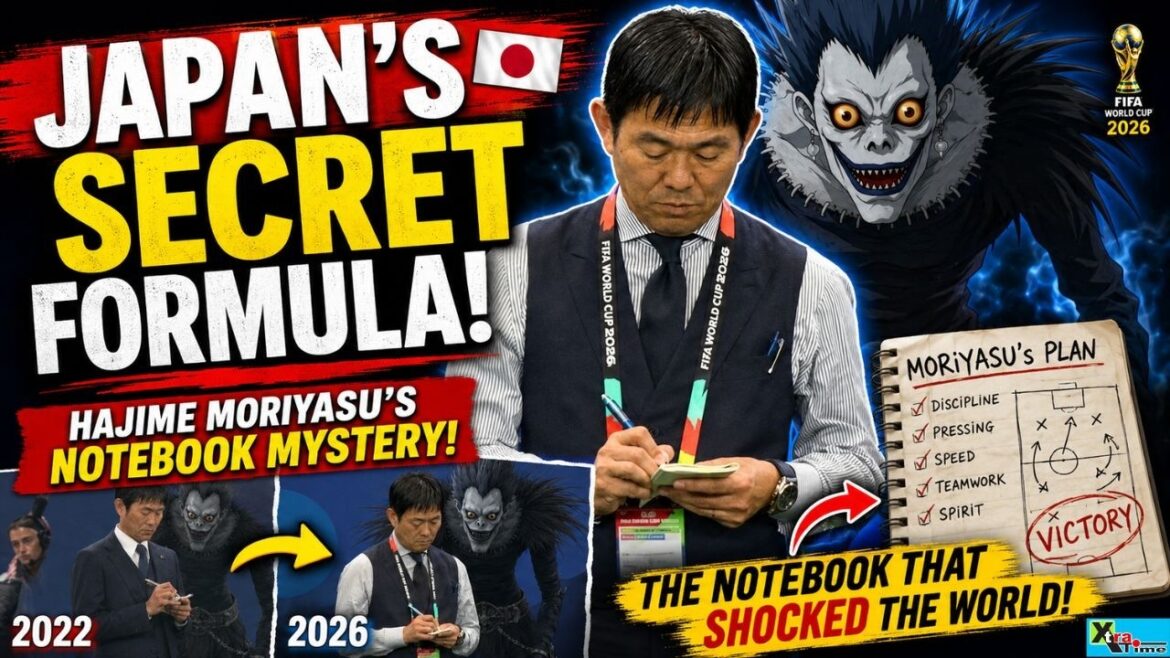 Les notes secrètes de Hajime Moriyasu choquent les fans। La théorie du « Death Note » expliquée। Coupe du Monde de la FIFA 2026 Les notes secrètes de Hajime Moriyasu choquent les fans। La théorie du « Death Note » expliquée। Coupe du Monde de la FIFA 2026