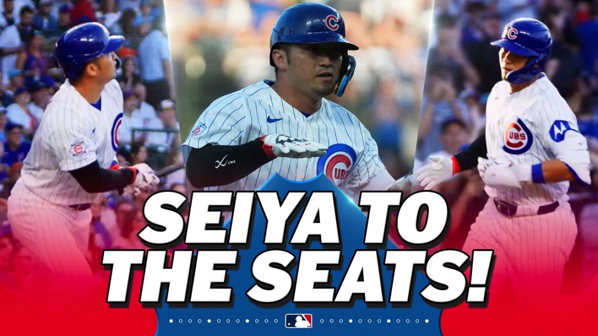 Seiya Suzuki ÉCRASE un HOME RUN en 1ère manche pour les Cubs ! 💪🐻 | Faits saillants de la MLB