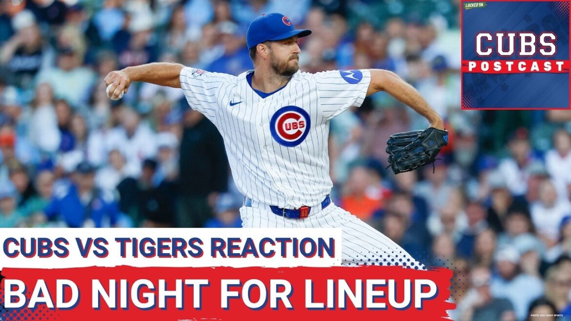 CUBS POSTCAST : La formation des Cubs de Chicago passe une MAUVAISE NUIT au stade de baseball, 5-1 contre les Tigers de Détroit