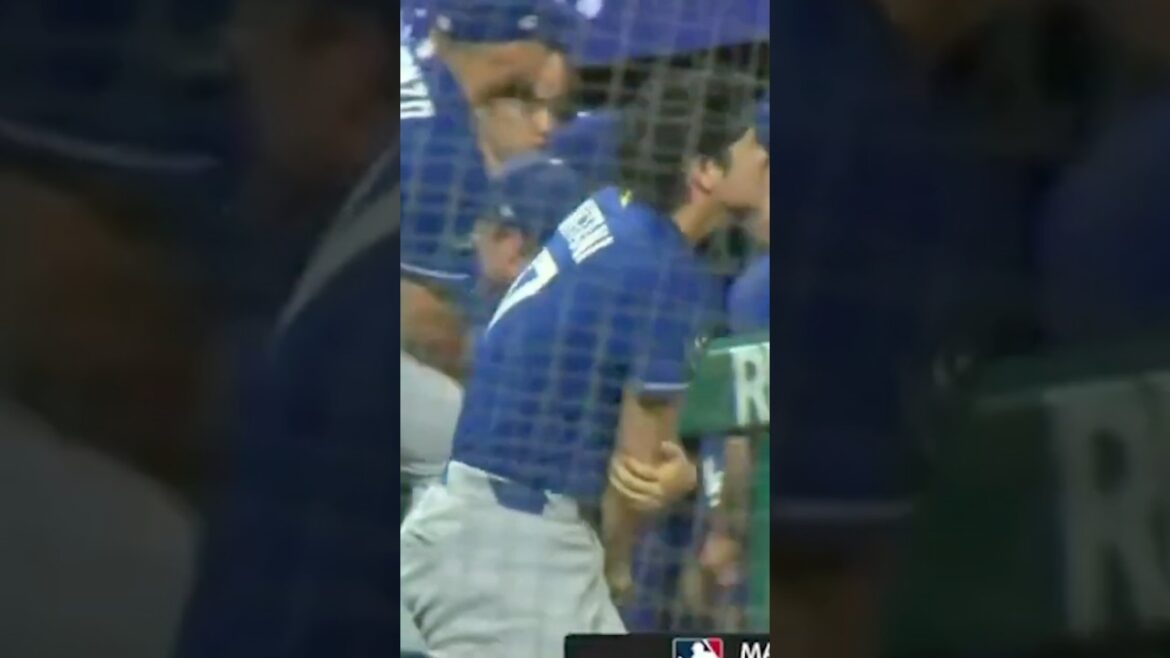 Alex Call KICKS le coude de Shohei Ohtani
