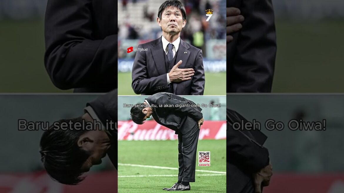 L'entraîneur japonais Hajime Moriyasu a été remplacé après avoir affronté l'équipe nationale indonésienne lors de la Coupe d'Asie 2027.