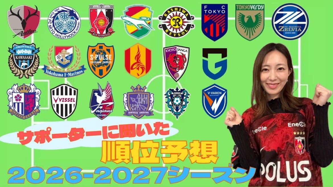 [Ouverture]Nous avons interrogé 40 supporters de la J League ! Prédiction du classement de la J League pour la saison 2026-2027