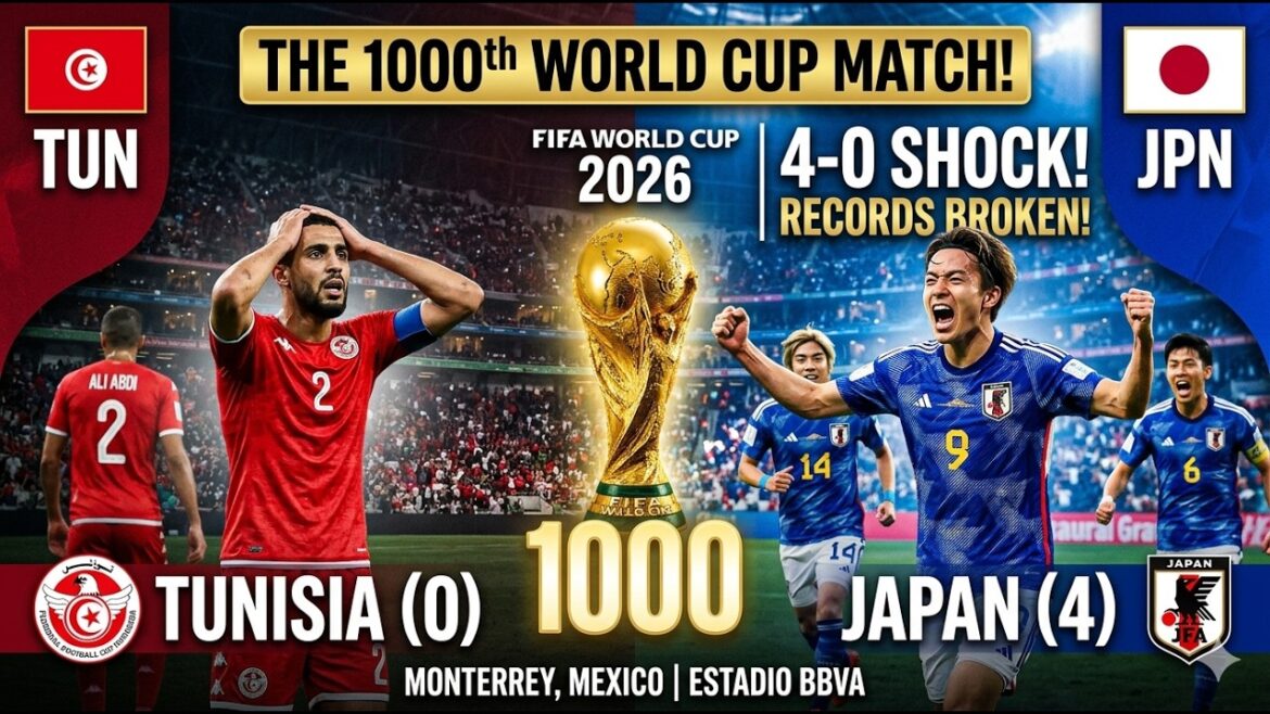 Le 1000ème match de Coupe du Monde 🏆 #tunisiavsjapan #viralvideo #sports Le 1000ème match de Coupe du Monde 🏆 #tunisiavsjapan #viralvideo #sports