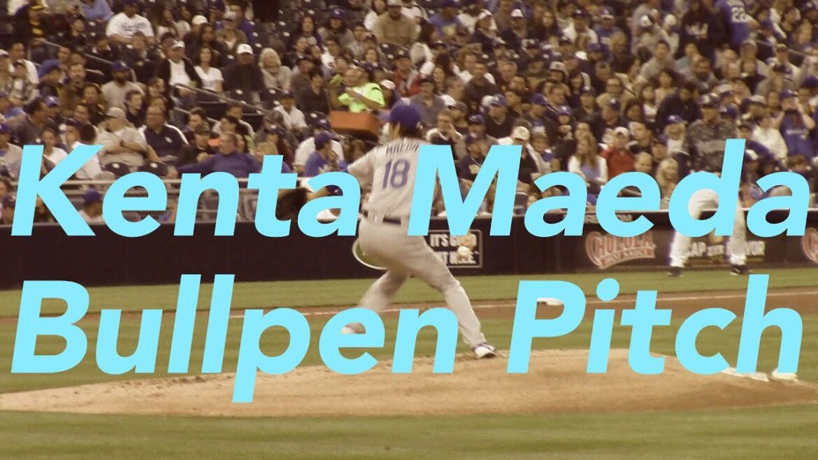 Kenta Maeda fait ses débuts avec les Dodgers Kenta Maeda dans l'enclos des releveurs 4/06/2016[Hama TV]