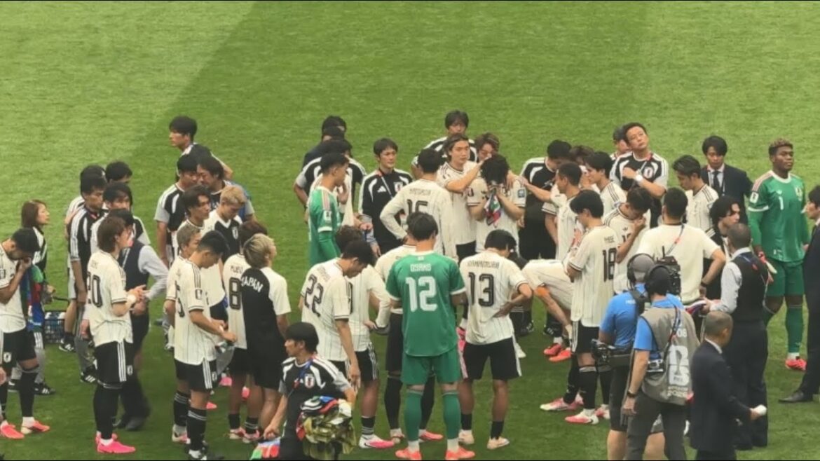 [Coupe du Monde]L'équipe nationale du Japon après le match contre le Brésil