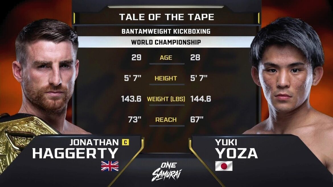 Jonathan Haggerty contre Yuki Yoza | UN SAMOURAÏ 1 | Replay complet du combat Jonathan Haggerty contre Yuki Yoza | UN SAMOURAÏ 1 | Replay complet du combat