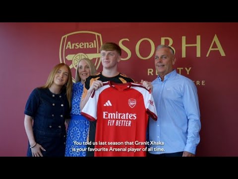 Callan Hamill signe pour Arsenal Callan Hamill signe pour Arsenal