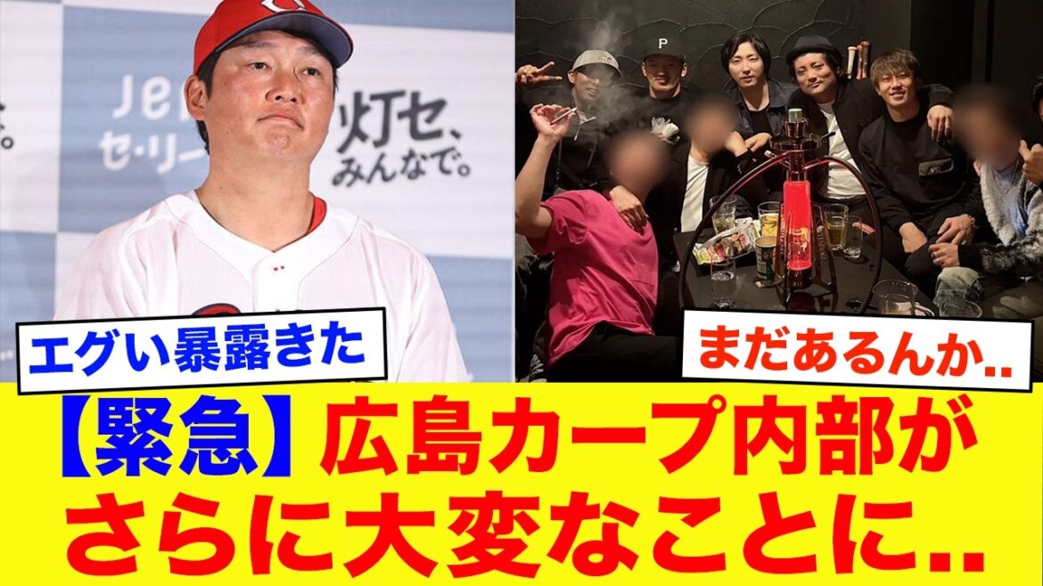 [Triste nouvelle]Il s'avère que la situation à l'intérieur du Hiroshima Carp est devenue une situation encore plus grave...[Baseball professionnel][Ryutaro Hazuki][Zombie Tobacco]