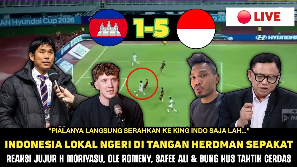 🔴VICTOIRE HONNÊTE‼️RÉACTION HONNÊTE DE H MORIYASU ET SAFEE ALI APRÈS L'INDONÉSIE CONTRE LE CAMBODGE 4-1 - COMMENT ÊTES-VOUS SI BON ?