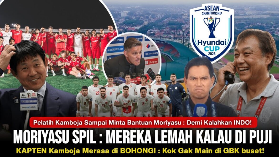 🔴 Le capitaine cambodgien se sent trompé "Pourquoi ne joues-tu pas au GBK" Moriyasu Spil Faiblesses d'Indo au Cambodge