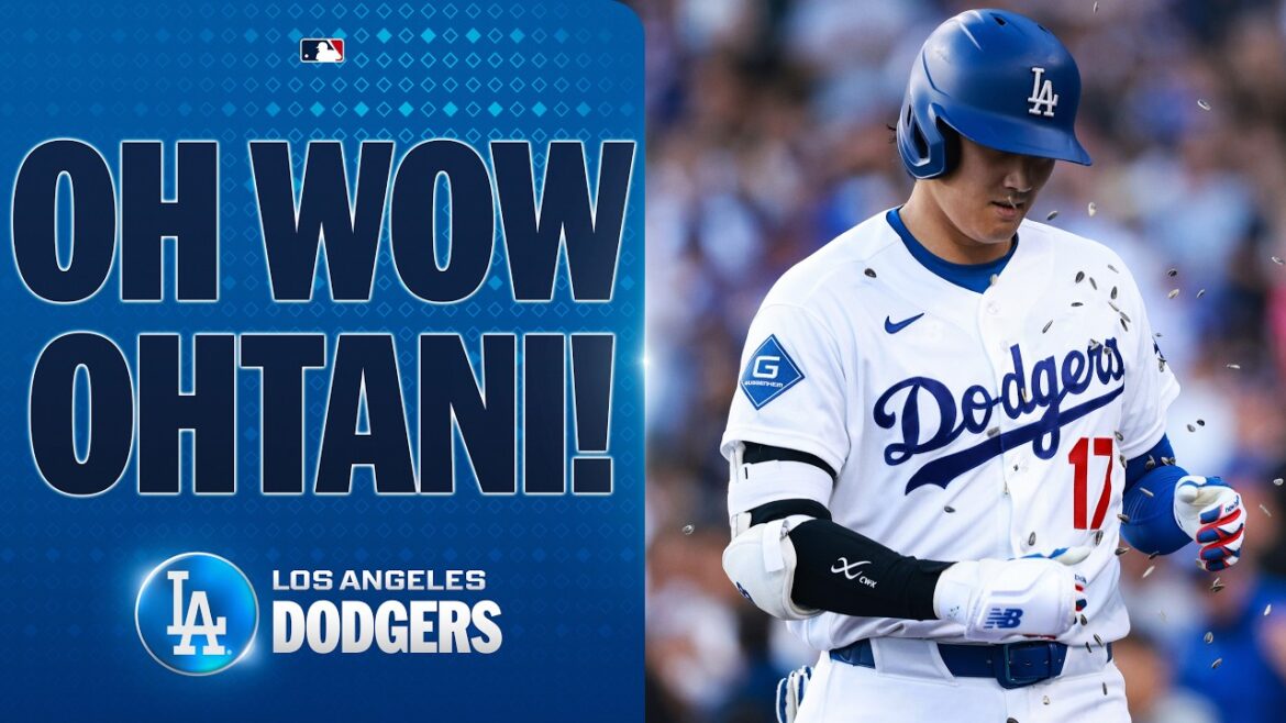 Shohei Ohtani réussit un LEADOFF HOME RUN de 432 pieds pour les Dodgers ! 💥 (109,1 mph dès le départ !)