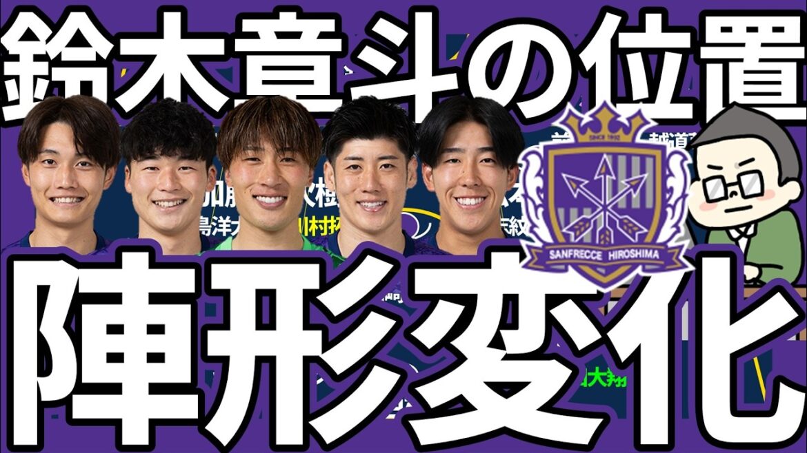 [🆕Hiroshima est-il à 3 ou à 4 ? ]WG style 4-1-2-3 avec le retour de Takuma Asano ? Un 4-3-1-2 avec de la profondeur au milieu de terrain avec le retour de Takumu Kawamura ? Selon la façon dont Akito Suzuki est utilisé, peut-être 3-4-2-1/4-2-3-1 ?