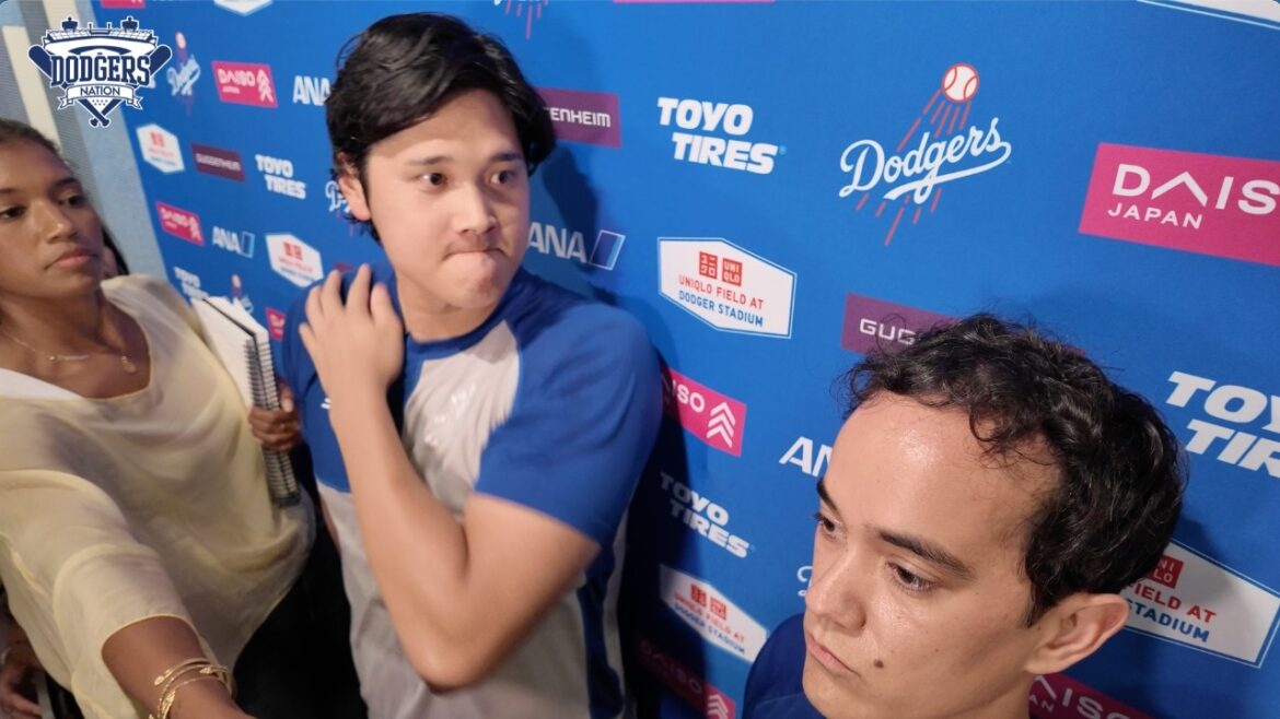 Shohei Ohtani révèle qu'il souffre d'un problème de genou et de biceps et explique pourquoi il frappe et ne lance pas