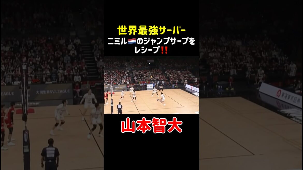 [Tomohiro Yamamoto]J'ai parfaitement reçu le service sauté le plus fort !! ️ #Volleyball #volleyball #haikyuu #haikyuu #libero #serve cut #jump serve #Yu Nishitani #Nimiru #Tomohiro Yamamoto